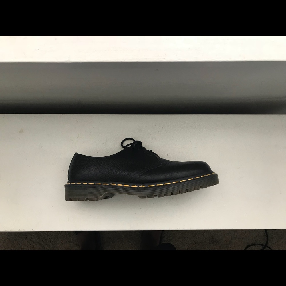 Original Black Dr Martens Leather Oxford Shoes